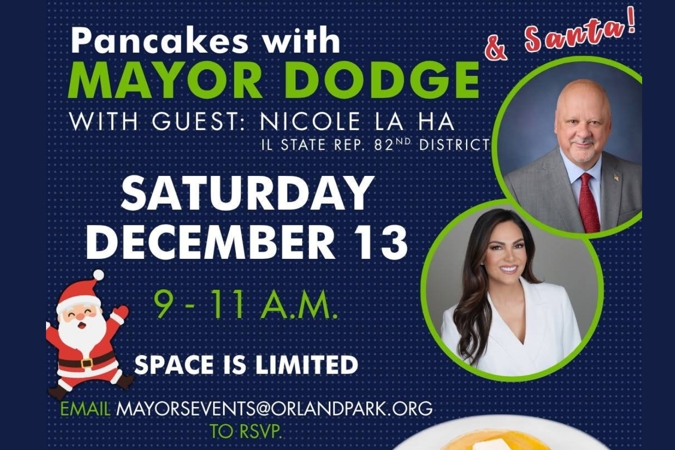 Pancakes with Mayor Dodge and Santa!
