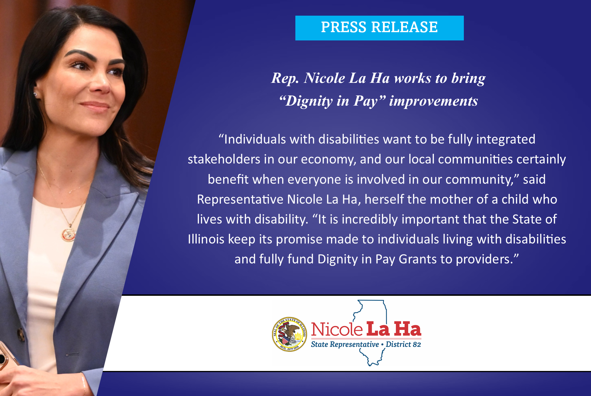 La Ha works to bring “Dignity in Pay” improvements