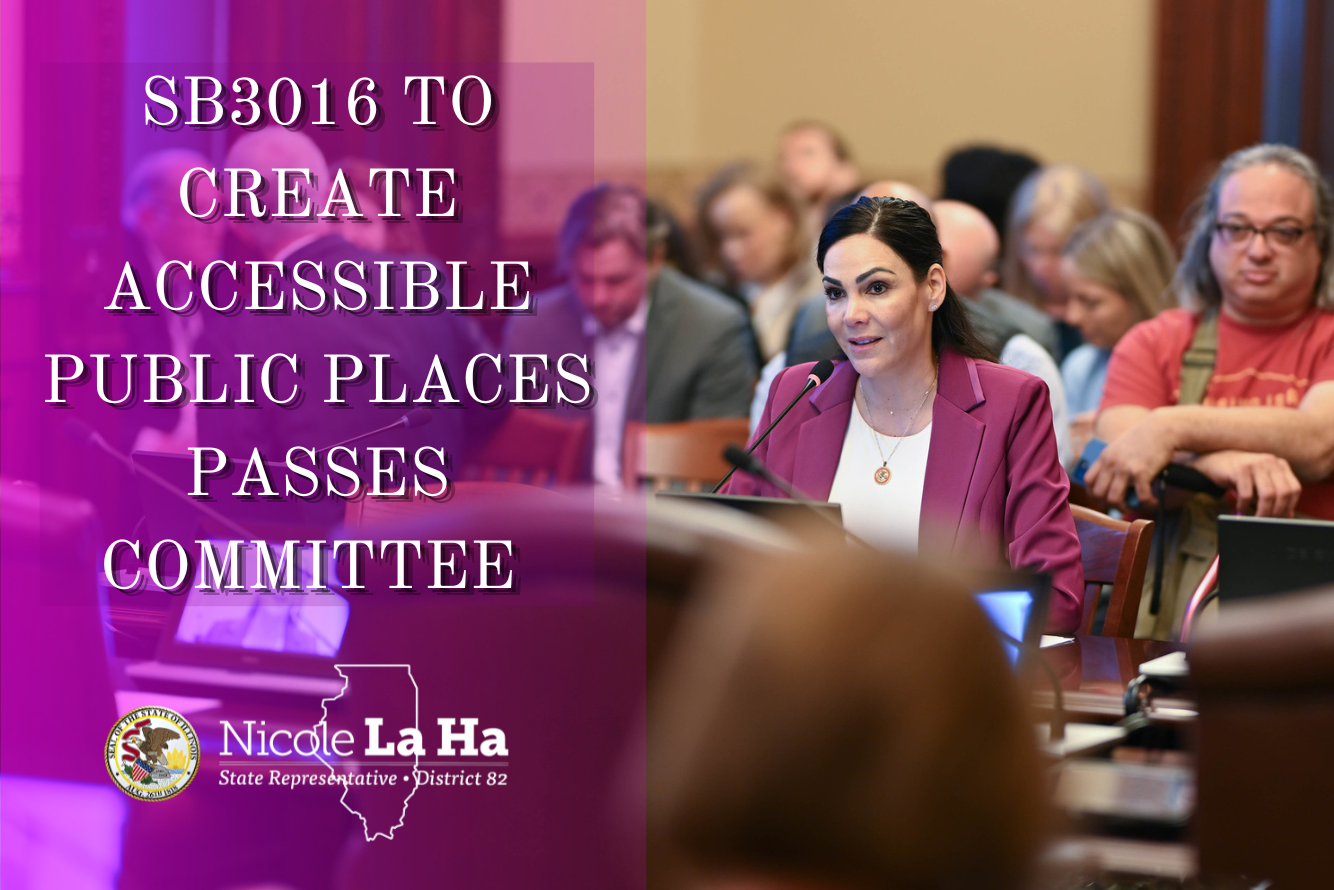 Rep. La Ha’s SB3016 to Create Accessible Public Places Passes Committee